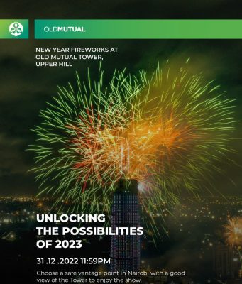 new year's fireworks in Nairobi - Uap towers Fireworks Display