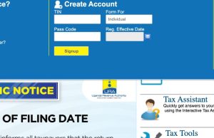Creating a Uganda Revenue Authority Account Step-by-Step