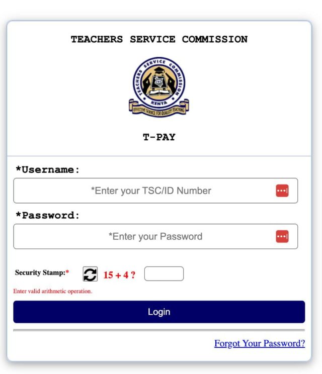 How To Access and Read a TSC Payslip Online?