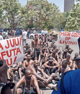 Eric Omondi arrested during cost of living demos outside Parliament