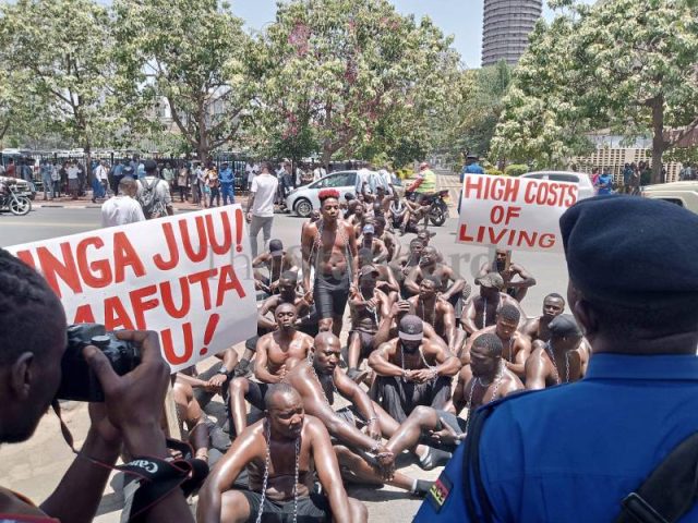 Eric Omondi arrested during cost of living demos outside Parliament