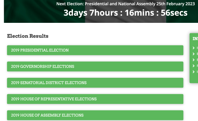 How to check Nigeria Presidential election results online