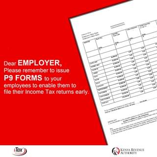 KRA - How to file returns using a P9 form