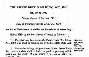 What You Need to Know About Estate Duty Taxes in Kenya
