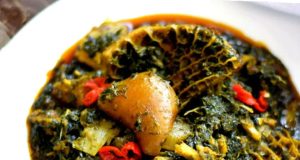 how to prepare the Afang soup recipe?