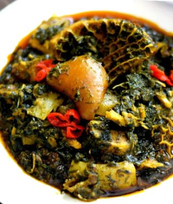 how to prepare the Afang soup recipe?