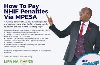 NHIF penalties via M-Pesa