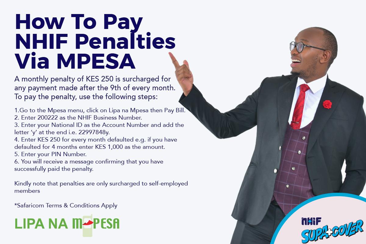 NHIF penalties via M-Pesa