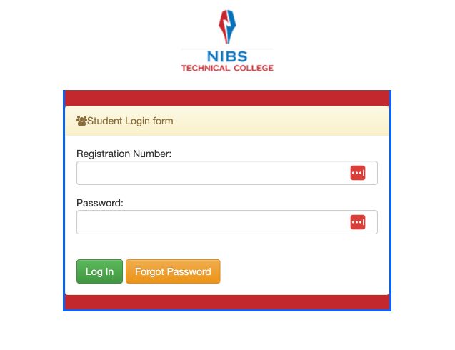 How to access NIBS Student Portal