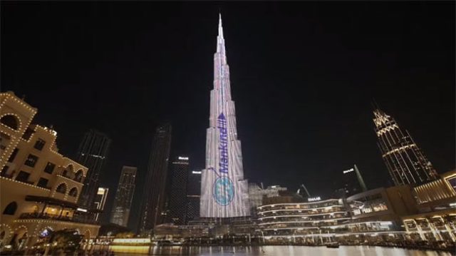 why mankind pharma was showing on burj khalifa