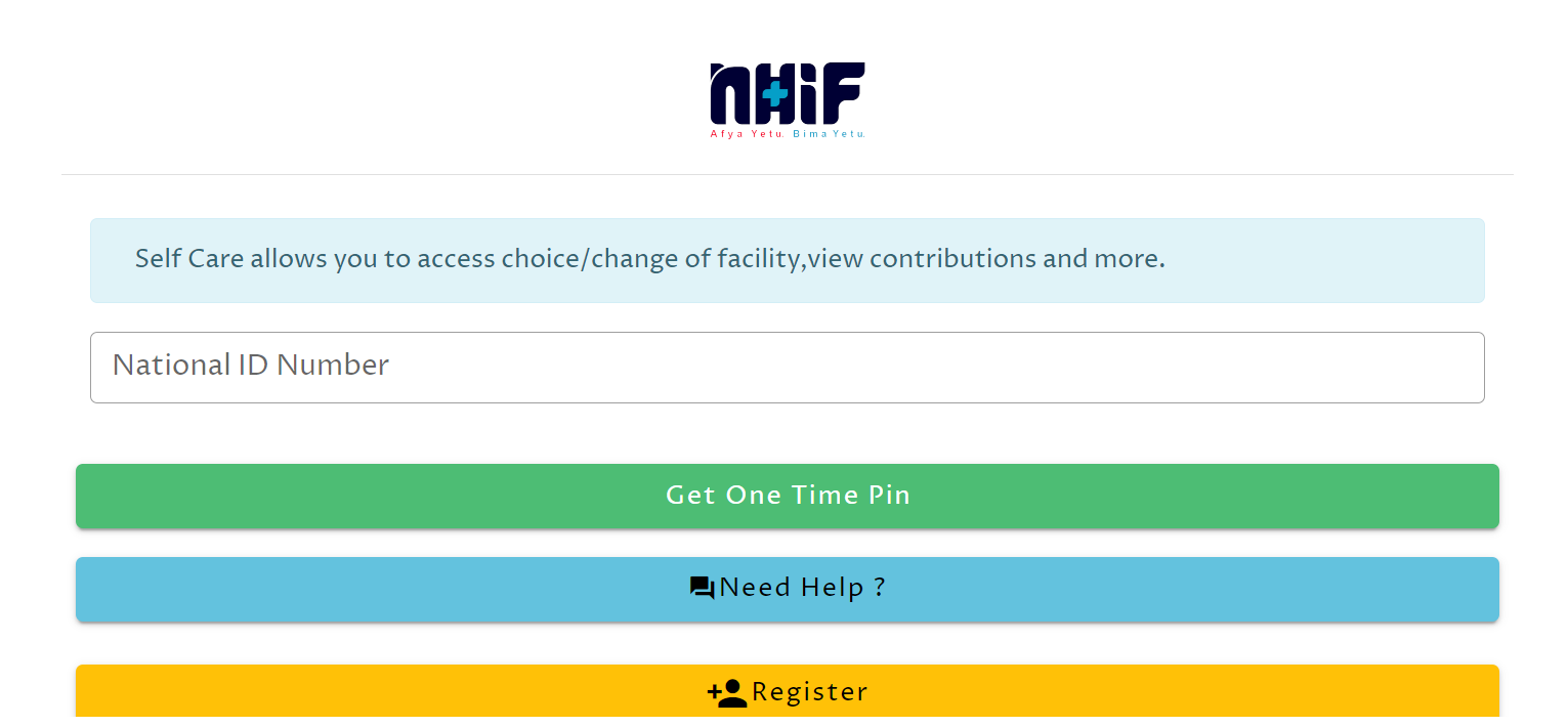how to add dependents on NHIF card online