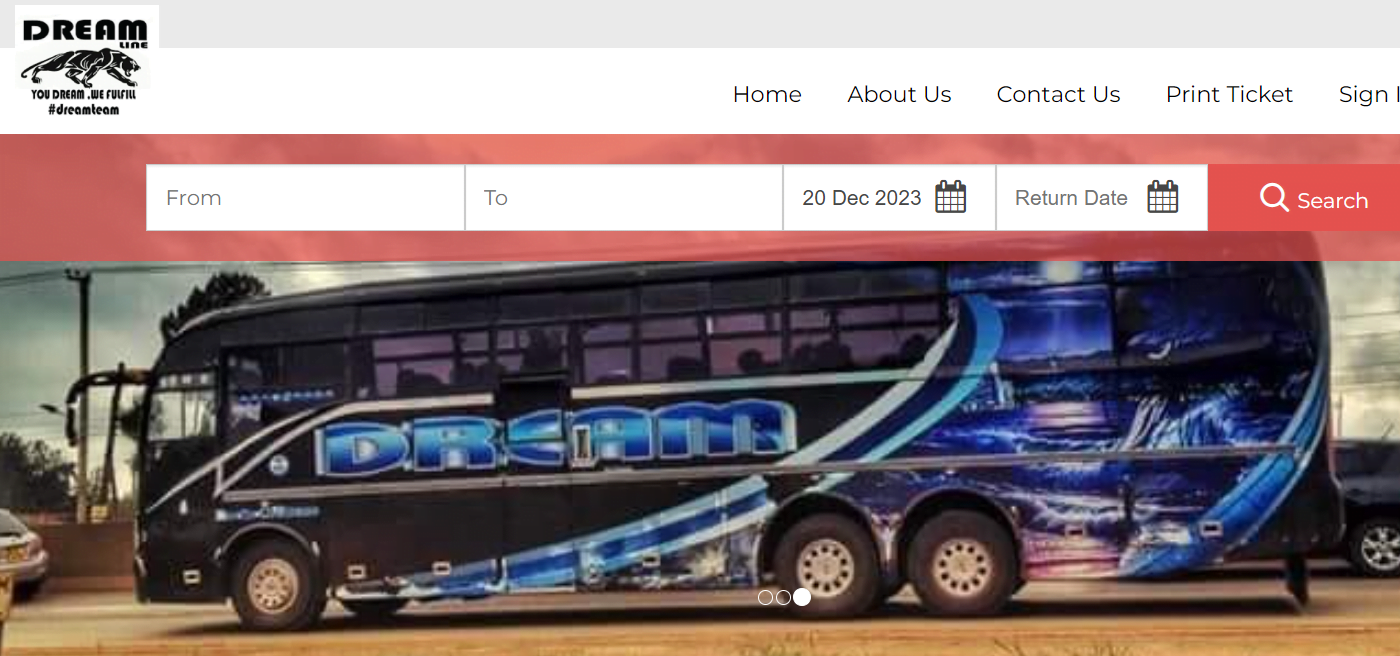 Booking Dreamline bus tickets online on the go