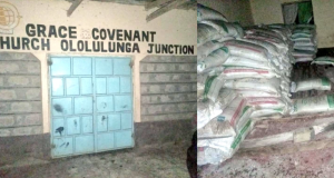 After Investigations, Police Found Stolen Fertilizer in a Church in kenya
