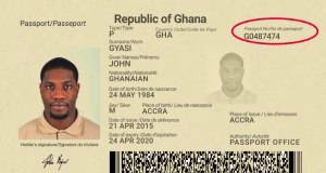 Passport in Ghana
