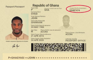 Passport in Ghana